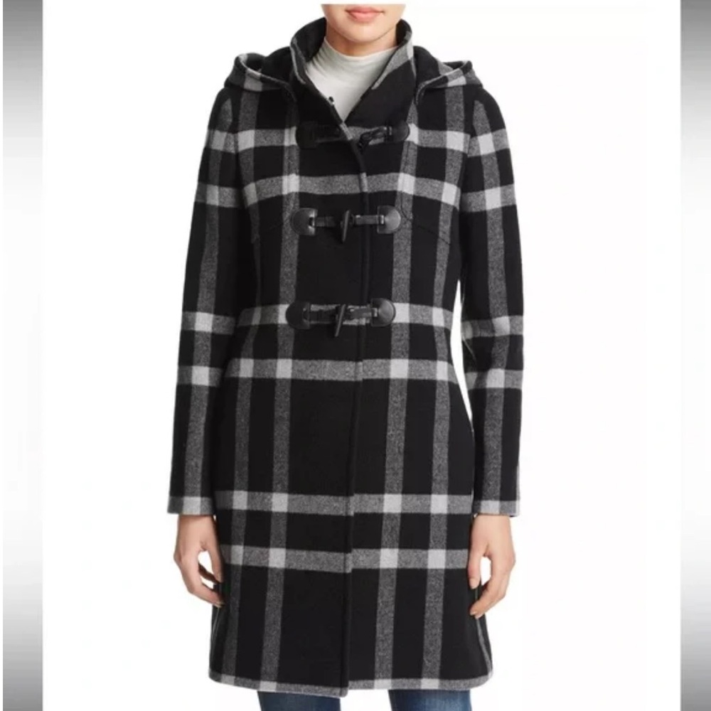 Cinzia Rocca plaid toggle coat